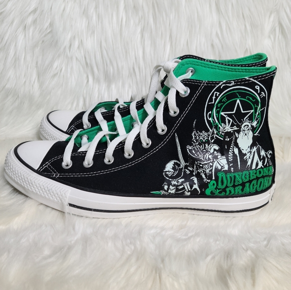 Converse Chuck Taylor All Star 70 Hi Dungeons & Dragons Black Green Men 11 - Picture 4 of 6